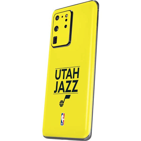 NBA Utah Jazz Standard - Yellow Galaxy S20 Ultra 5G Skin